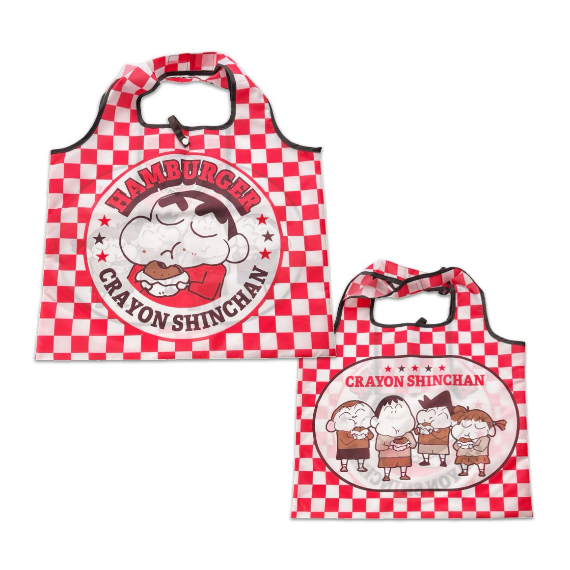 くるくるショッピングバッグ キラキラ／ハンバーガー／おかいもの／シロ