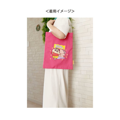 刺繍トート 集合／しんちゃん＆ぶりぶりざえもん