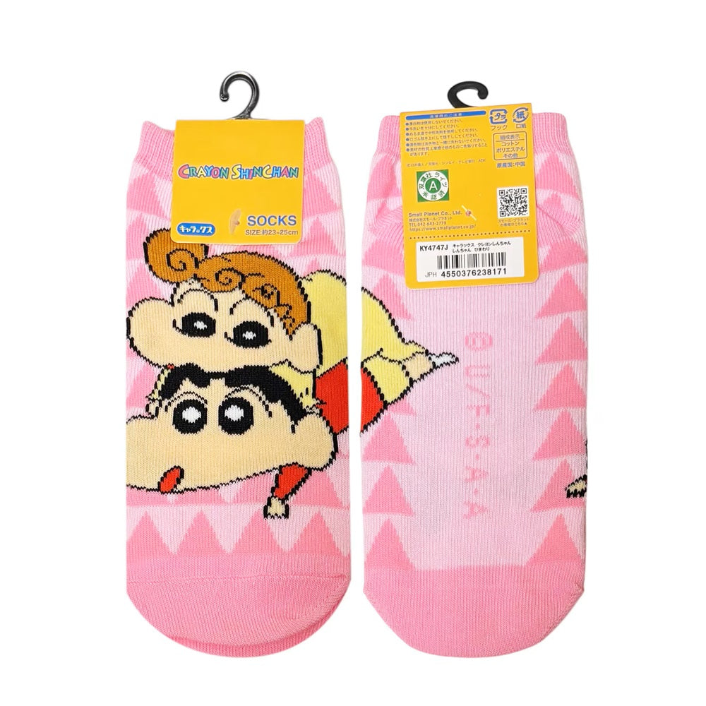 靴下 しんちゃん ひろし／ひまわり／ぶりぶりざえもん／アクション仮面