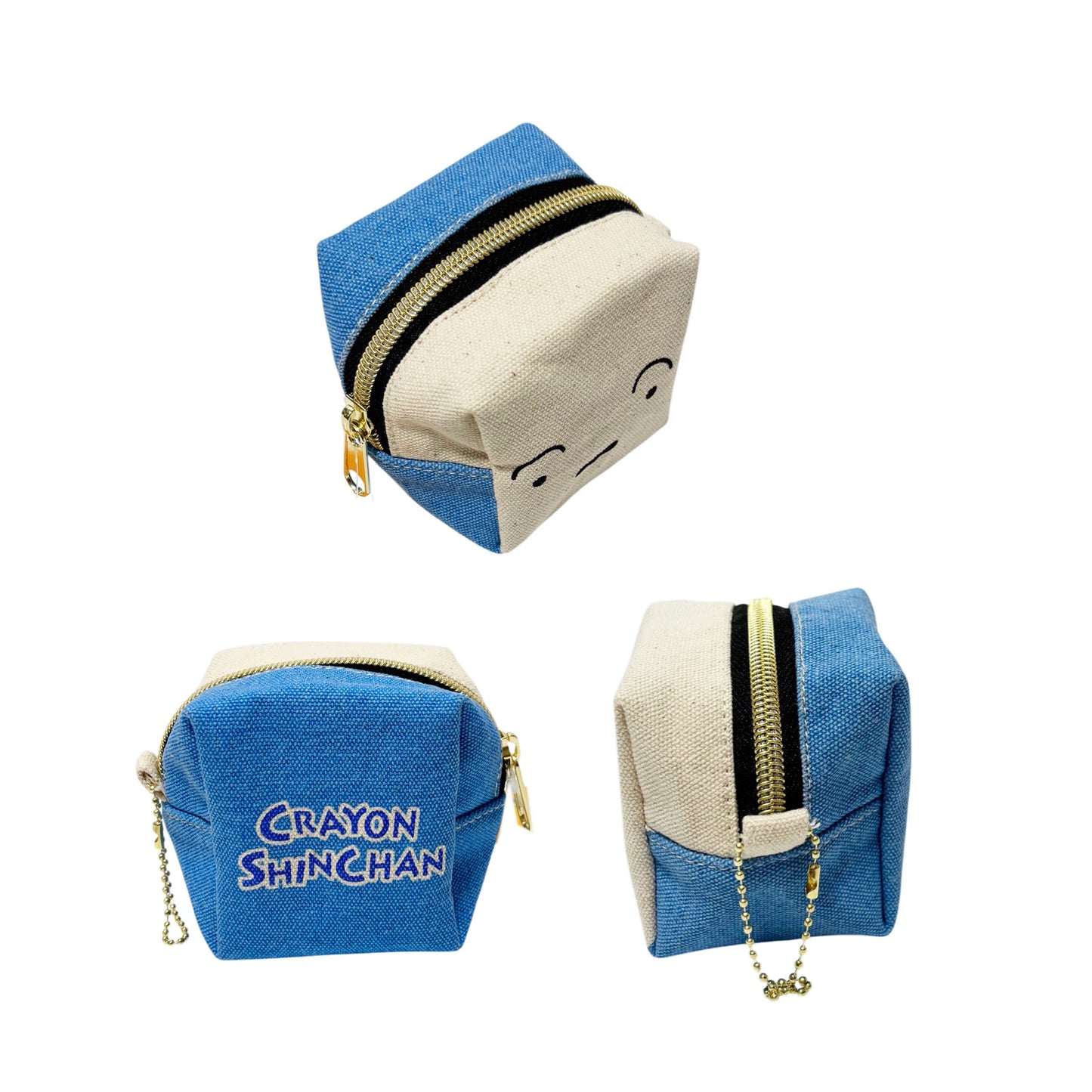 キューブポーチ しんちゃん／シロ／ぶりぶりざえもん