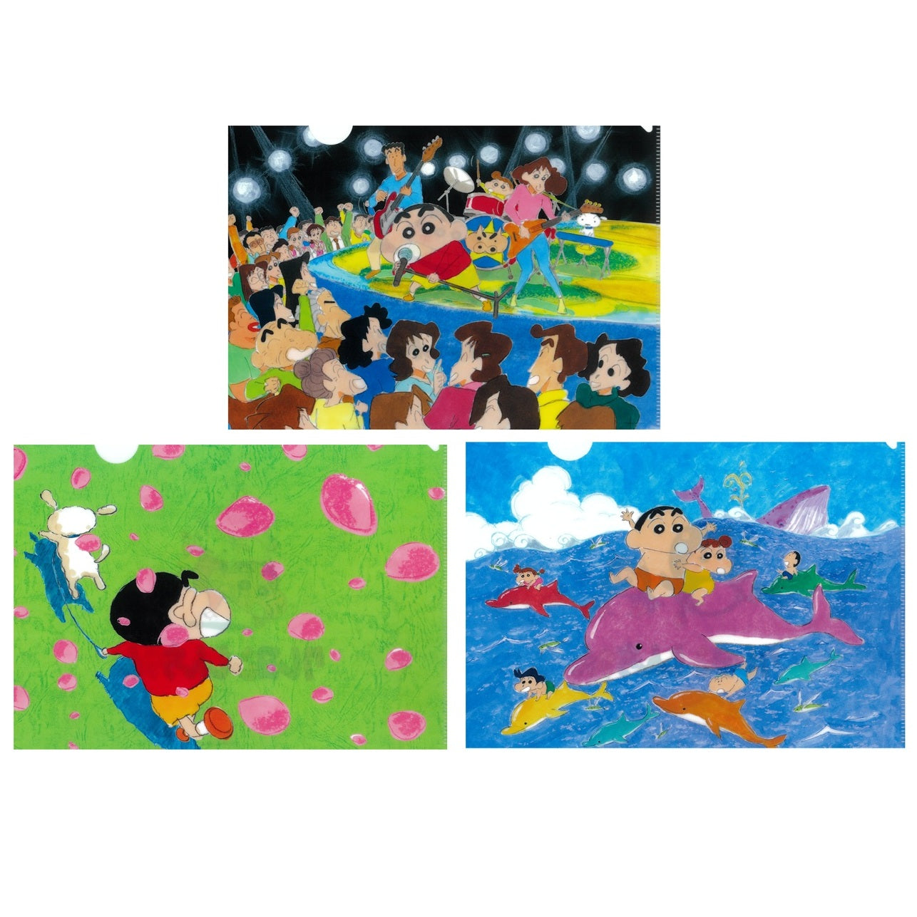 A4クリアファイル ライブ／花吹雪／イルカ