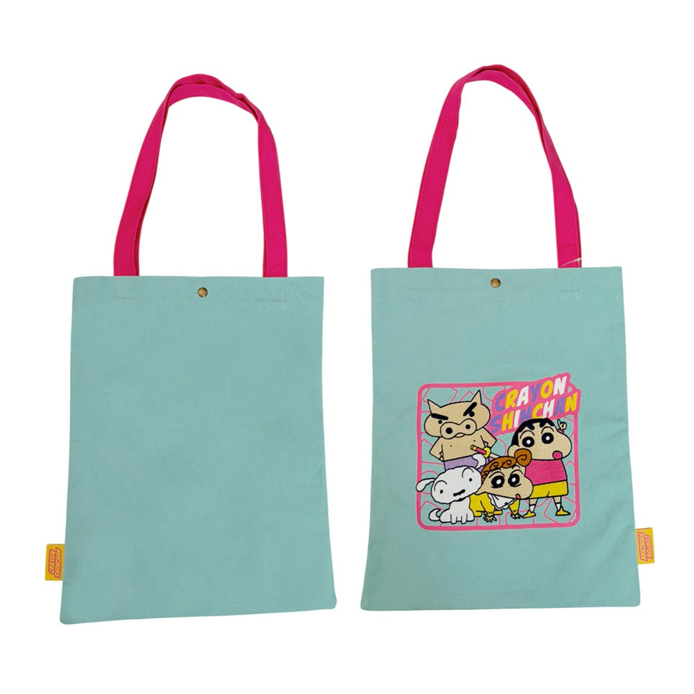 刺繍トート 集合／しんちゃん＆ぶりぶりざえもん